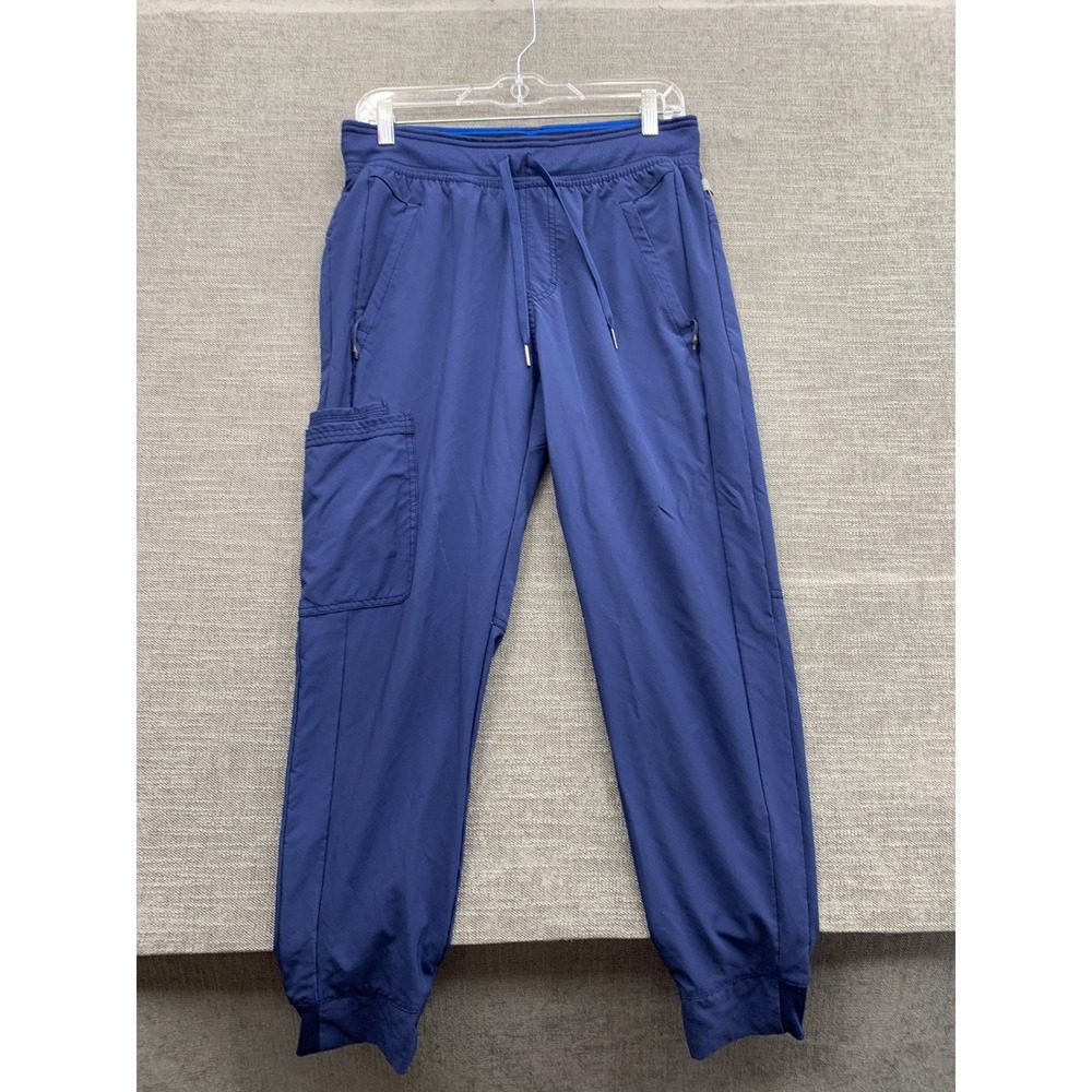 Cherokee Infinity Scrub Pants Men Medium Navy Blue Natural Rise Drawstring Waist